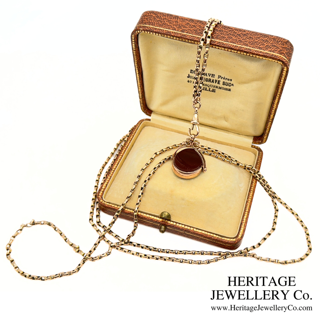 Antique Gold Long Guard Chain (9ct Gold)