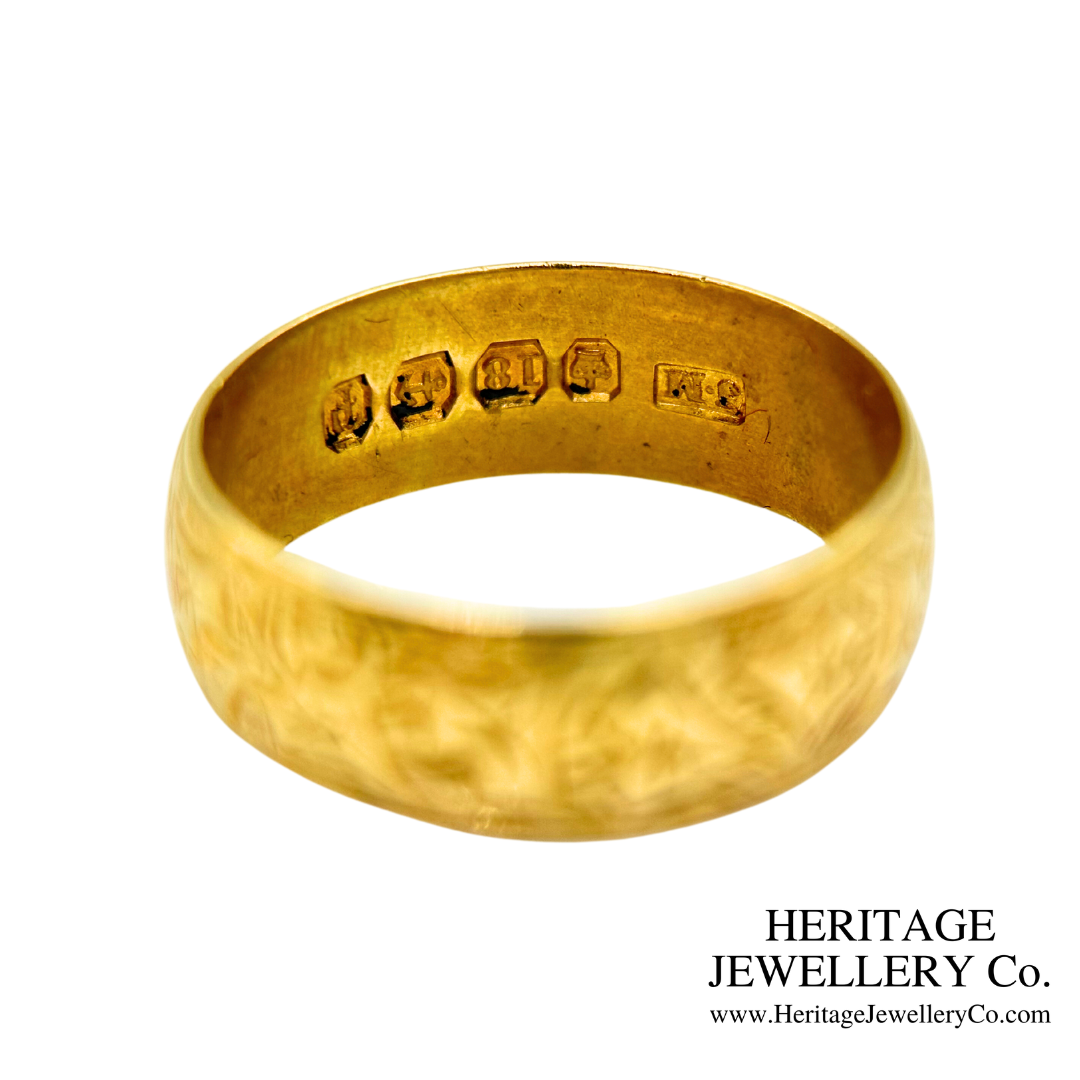 Victorian Gold Mizpah Ring (c.1889)
