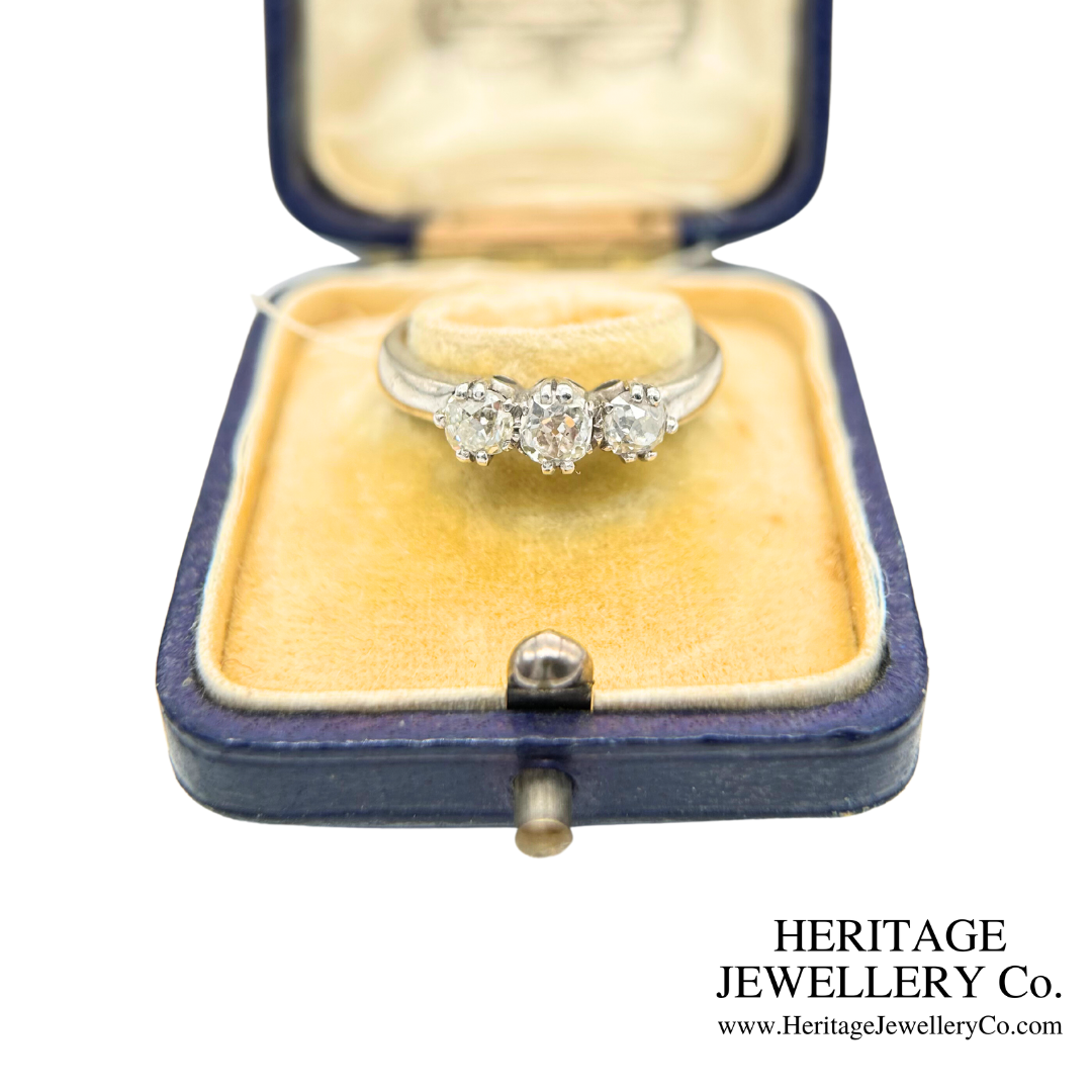 Diamond 3-Stone Ring (c. 0.75ct TDW)