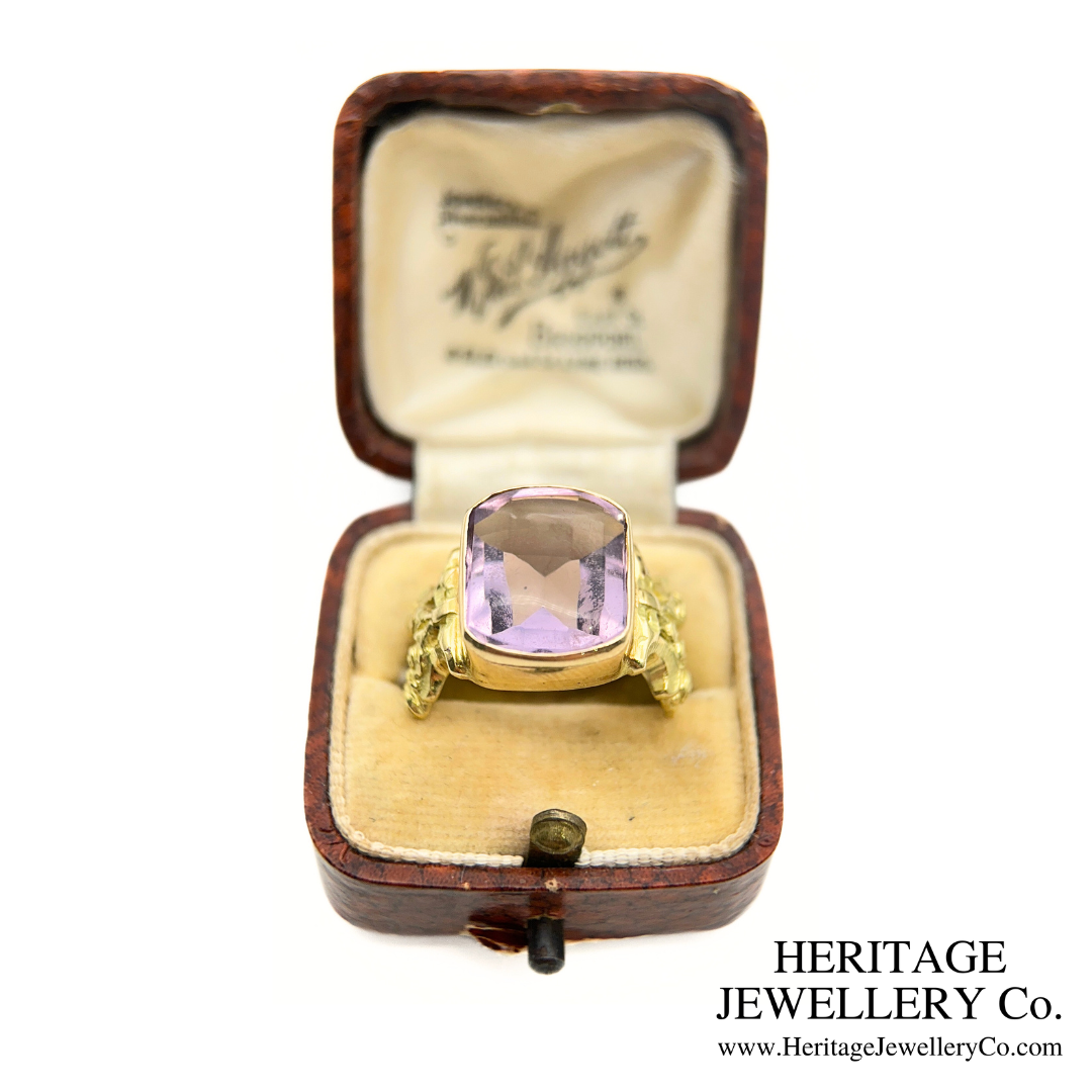 Art Nouveau Amethyst Ring (Spanish)