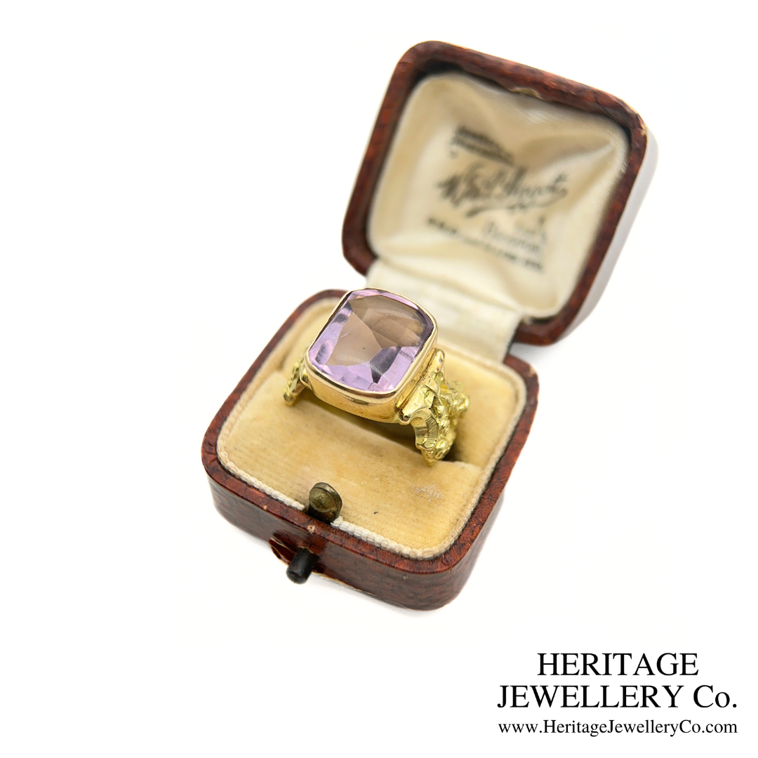 Art Nouveau Amethyst Ring (Spanish)