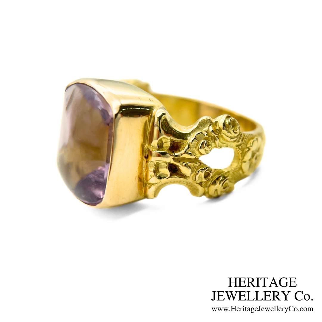 Art Nouveau Amethyst Ring (Spanish)