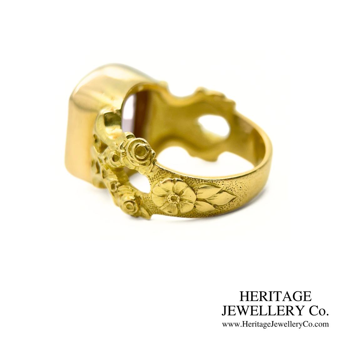 Art Nouveau Amethyst Ring (Spanish)