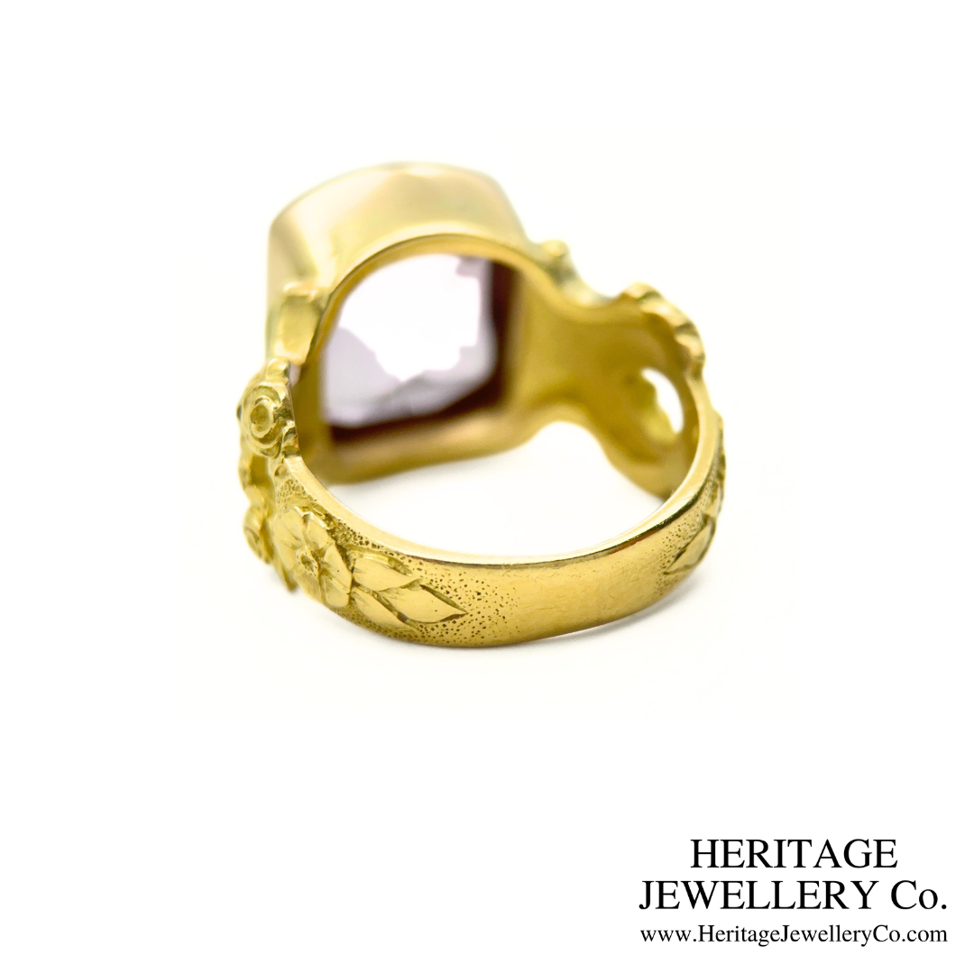Art Nouveau Amethyst Ring (Spanish)