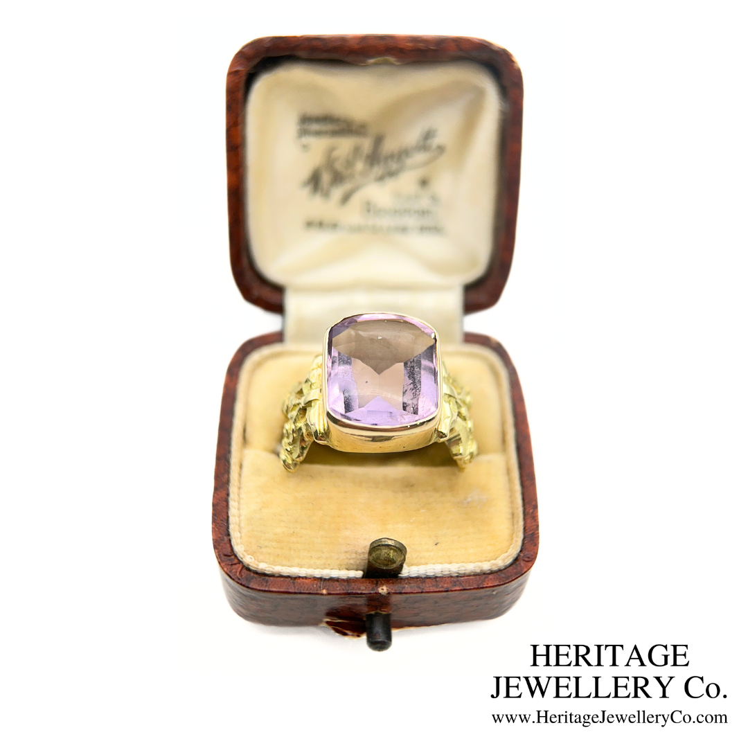 Art Nouveau Amethyst Ring (Spanish)