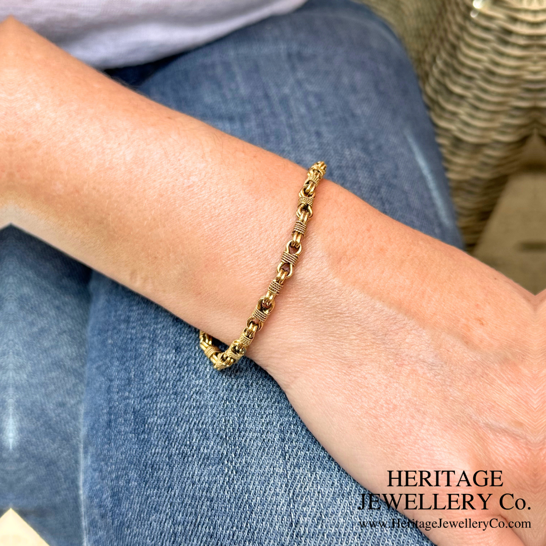 Georges Lenfant Rope Link Bracelet