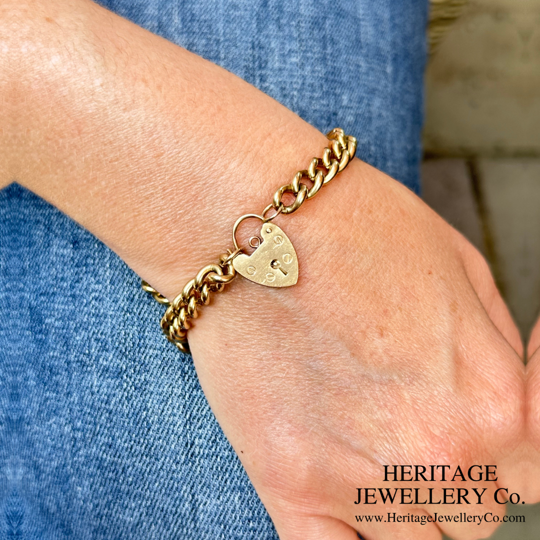Vintage Gold Curb Bracelet (9ct)