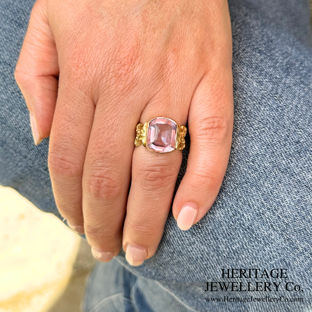 Art Nouveau Amethyst Ring (Spanish)