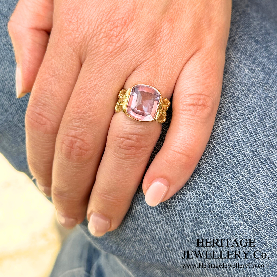 Art Nouveau Amethyst Ring (Spanish)