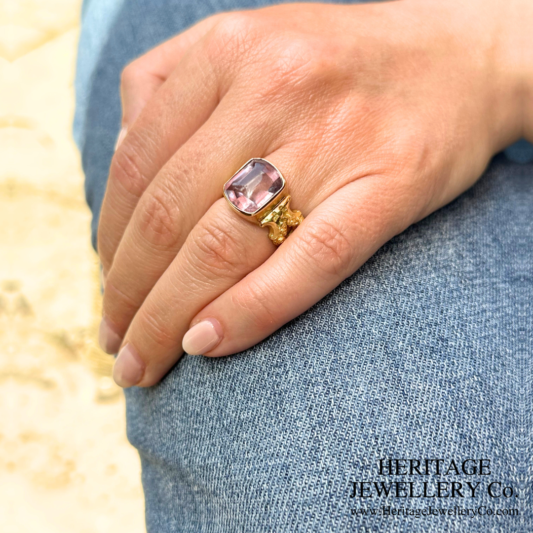 Art Nouveau Amethyst Ring (Spanish)