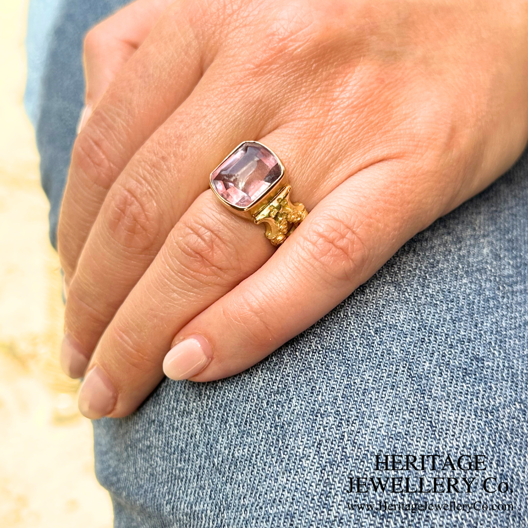 Art Nouveau Amethyst Ring (Spanish)