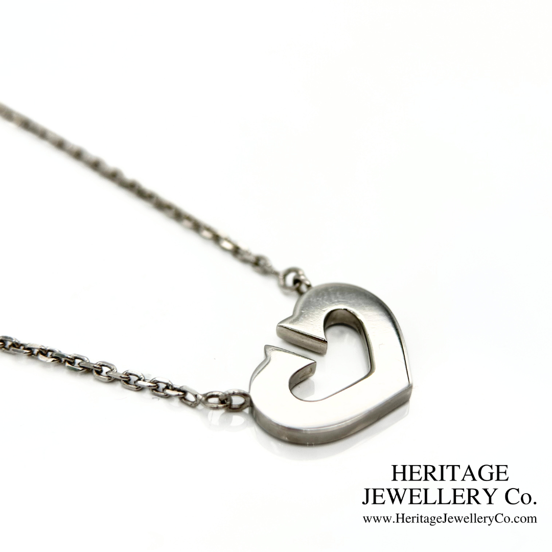 Vintage 18K 'C de Cartier' Pendant Necklace by Cartier