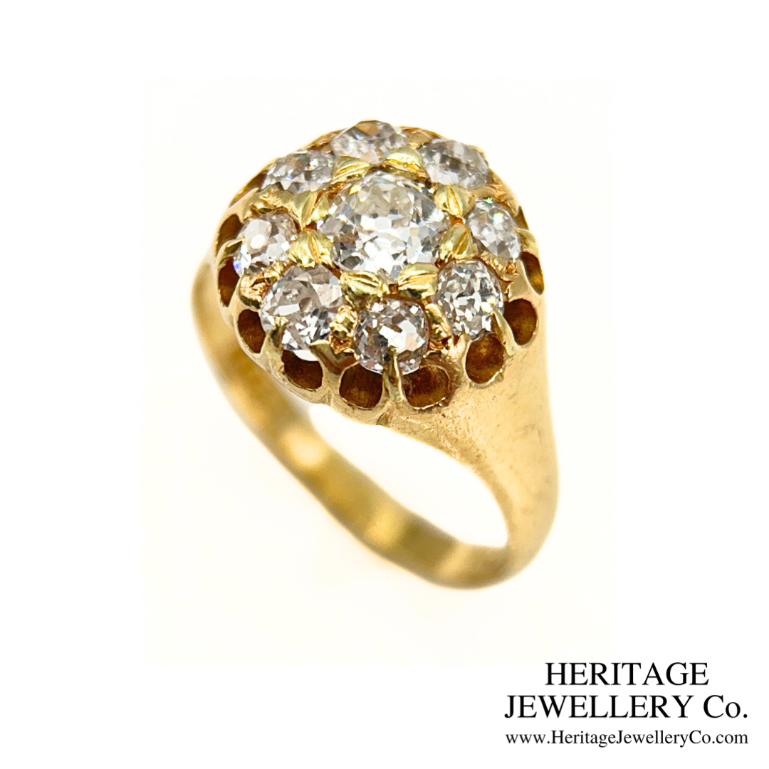 Victorian Diamond Cluster Ring (1.40ct)