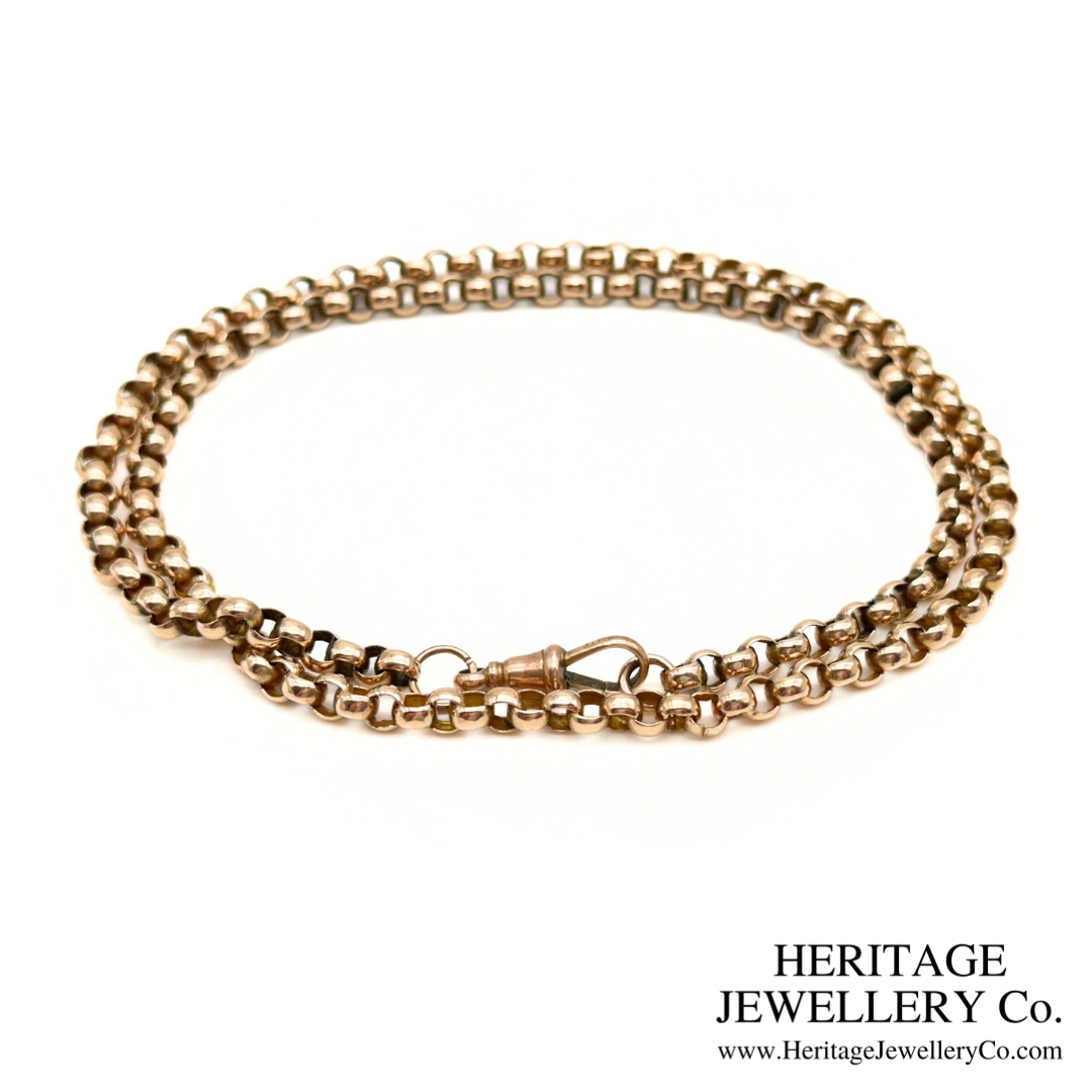 Antique Gold 'Rolo' Link Chain (9ct Gold)