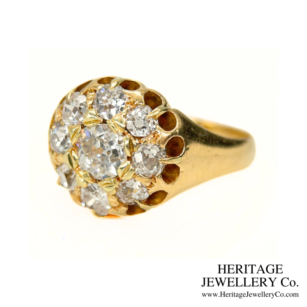 Victorian Diamond Cluster Ring (1.40ct)