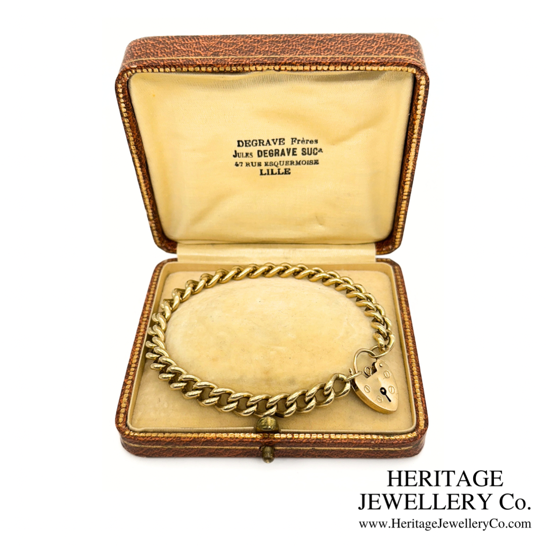 Vintage Gold Curb Bracelet (9ct)