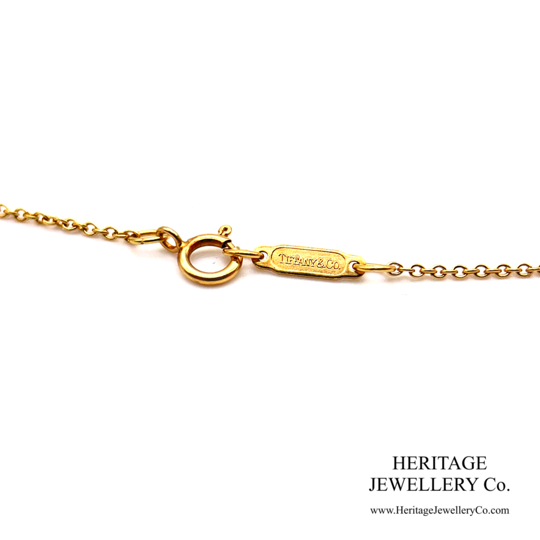 Tiffany & Co. Open Heart Pendant and Chain (16mm)