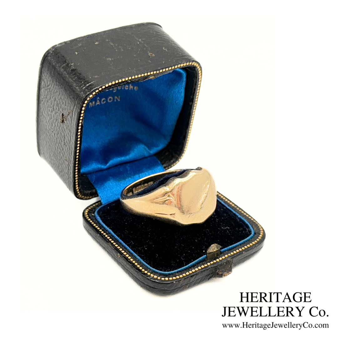 Vintage Gold Signet Ring (9ct Gold)