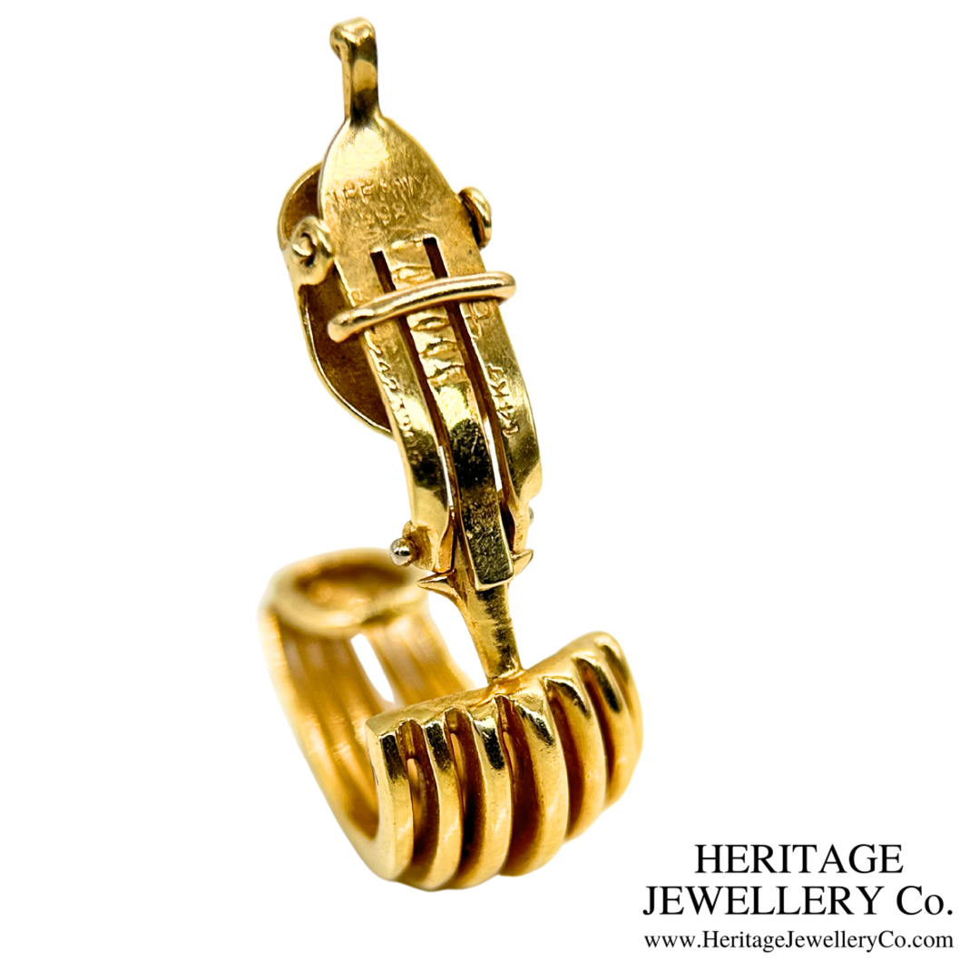 Tiffany & Co. Gold Hoop Earclips
