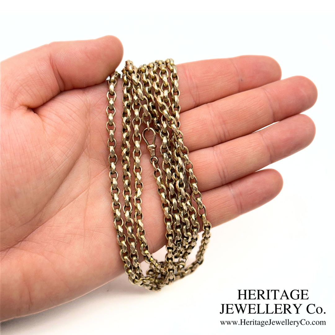 Antique Gold Long Guard Chain (9ct Gold)