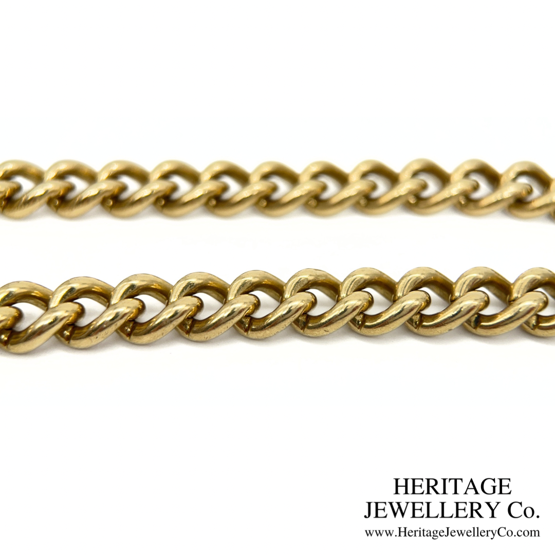 Vintage Gold Curb Bracelet (9ct)
