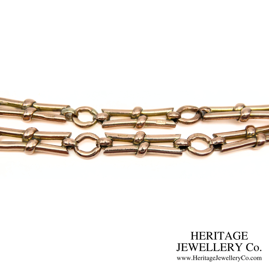 Antique Gold Fancy Link bracelet (9ct gold)