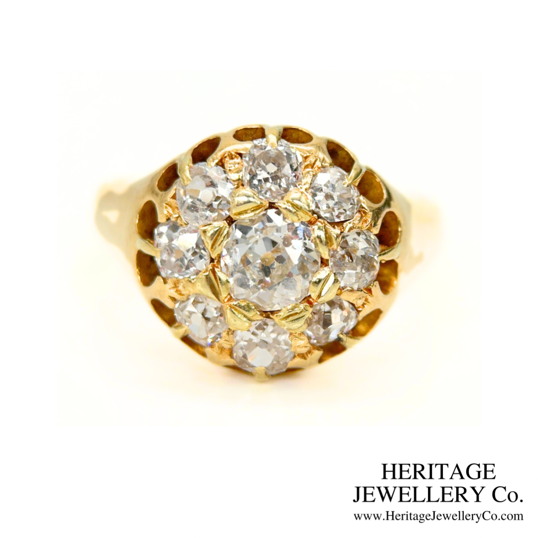 Victorian Diamond Cluster Ring (1.40ct)