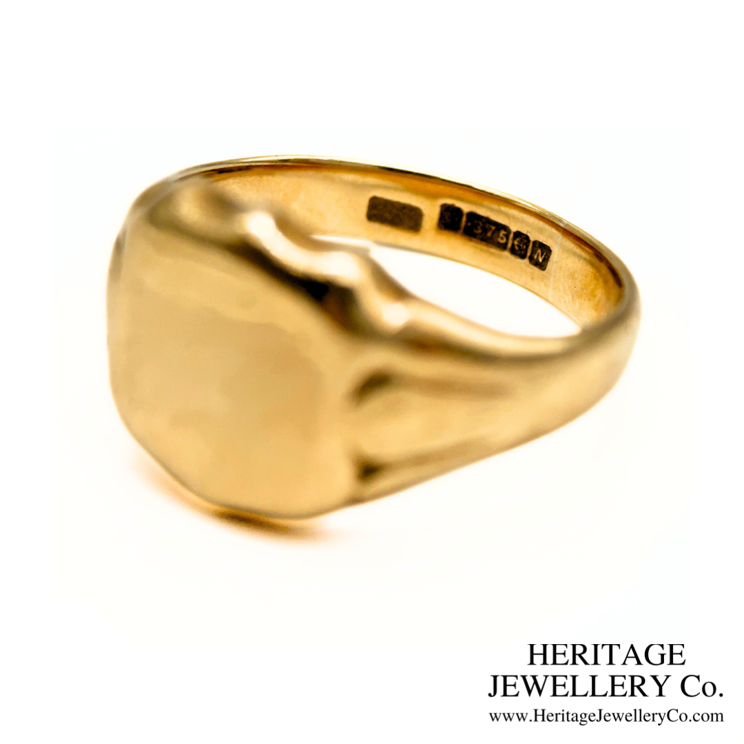 Vintage Gold Signet Ring (9ct Gold)
