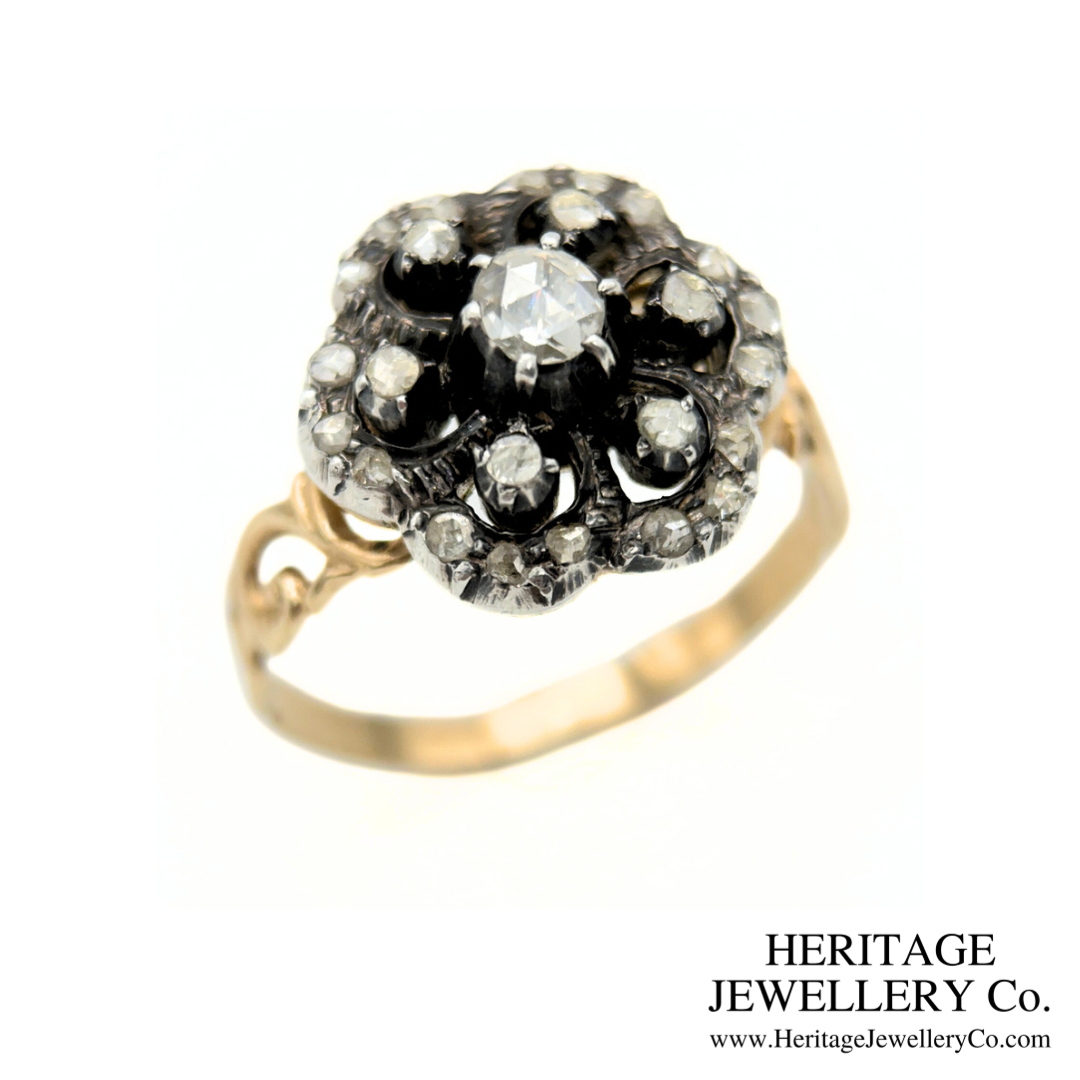 Antique Diamond Cluster Ring