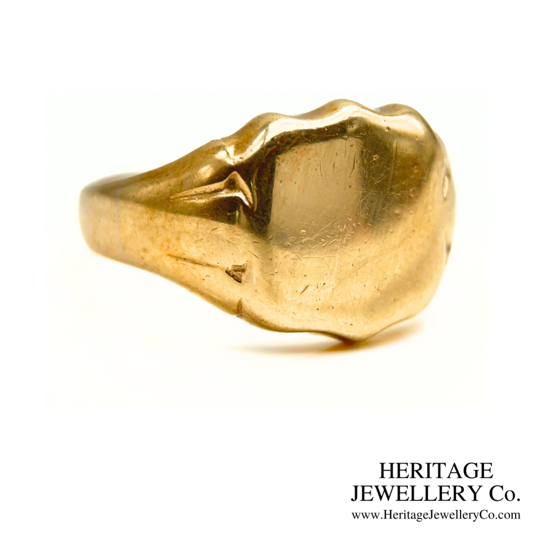 Vintage Gold Signet Ring (9ct Gold)