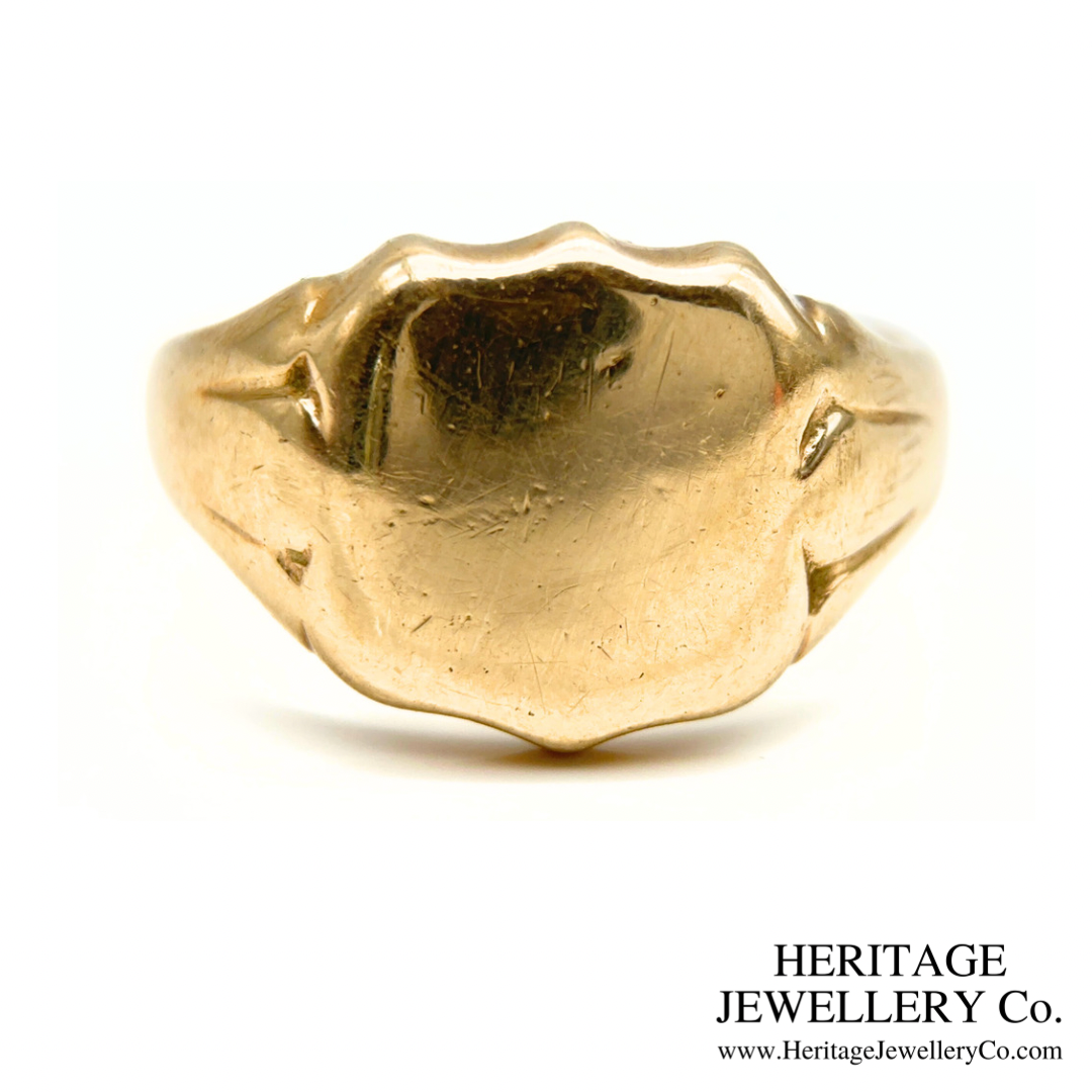 Vintage Gold Signet Ring (9ct Gold)