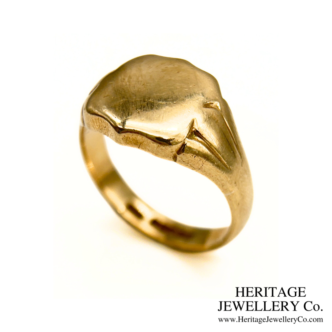 Vintage Gold Signet Ring (9ct Gold)