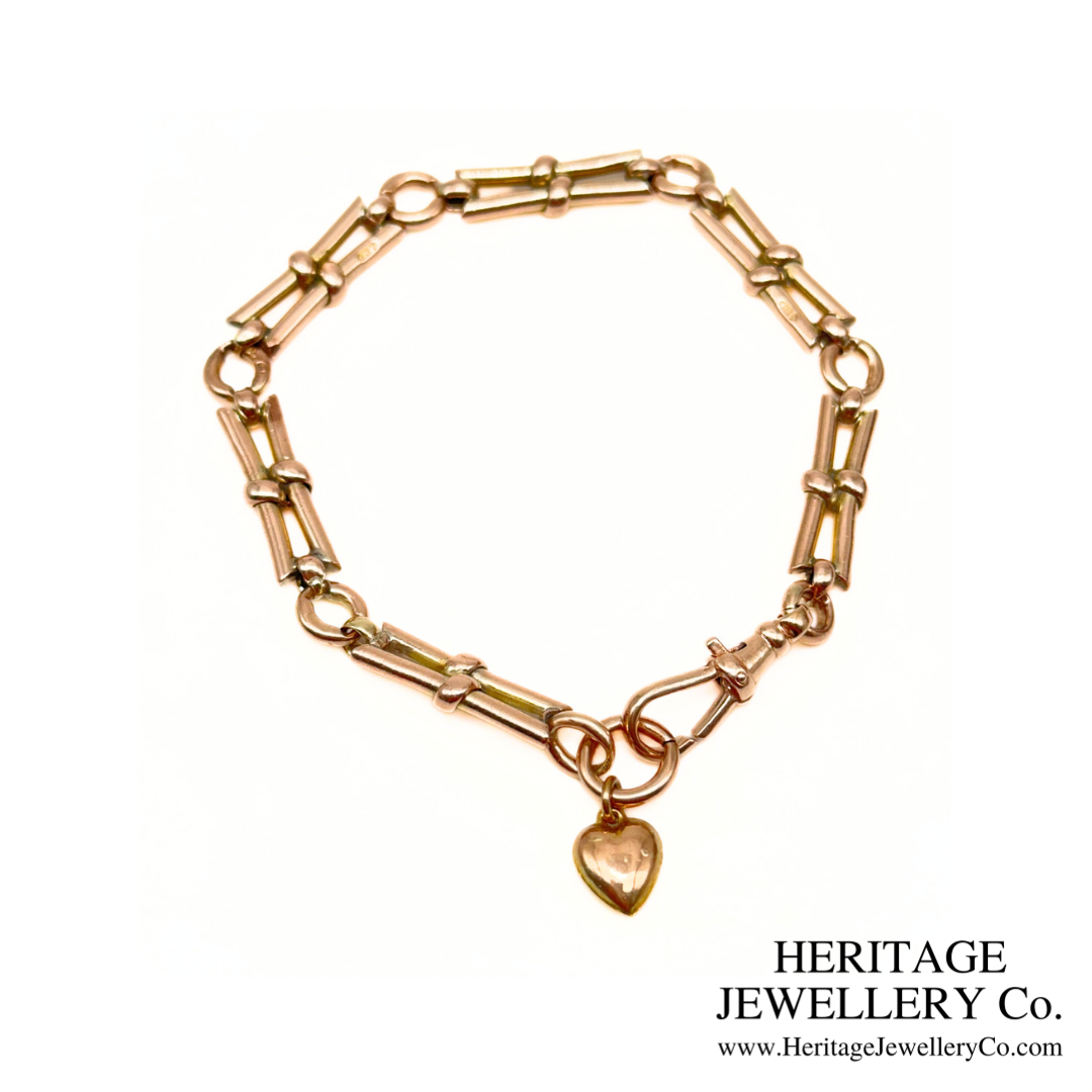 Antique Gold Fancy Link bracelet (9ct gold)