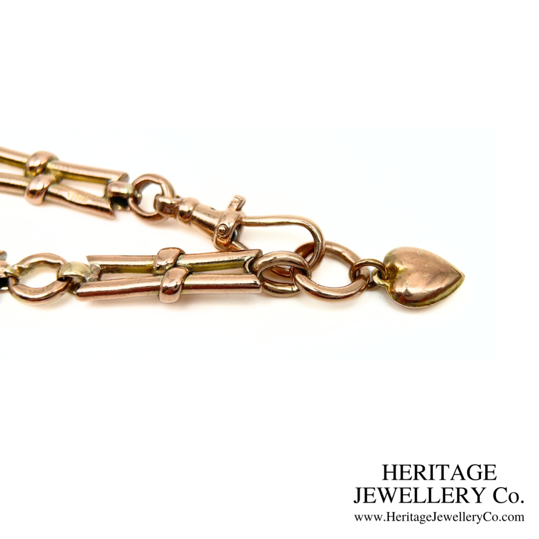 Antique Gold Fancy Link bracelet (9ct gold)