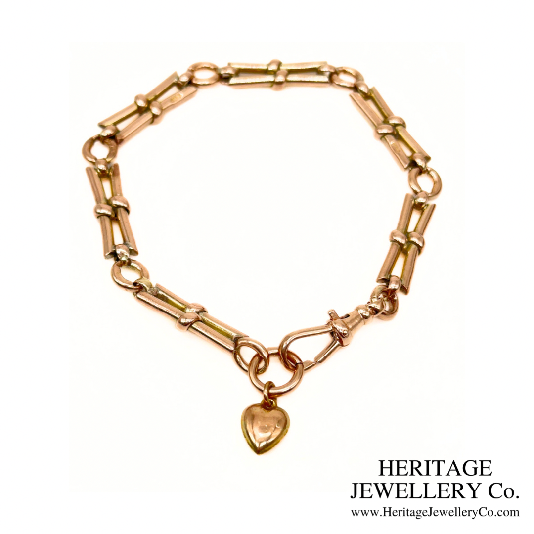 Antique Gold Fancy Link bracelet (9ct gold)
