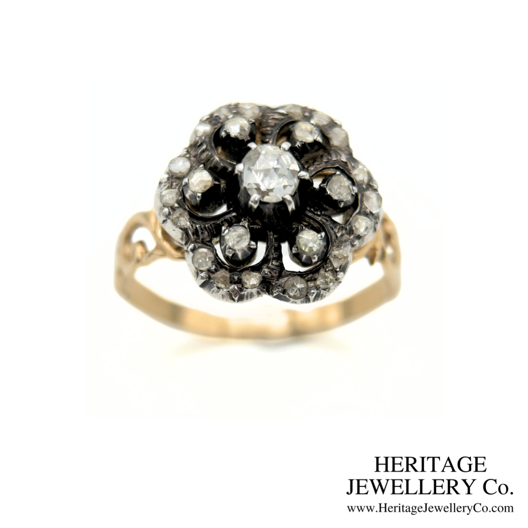 Antique Diamond Cluster Ring