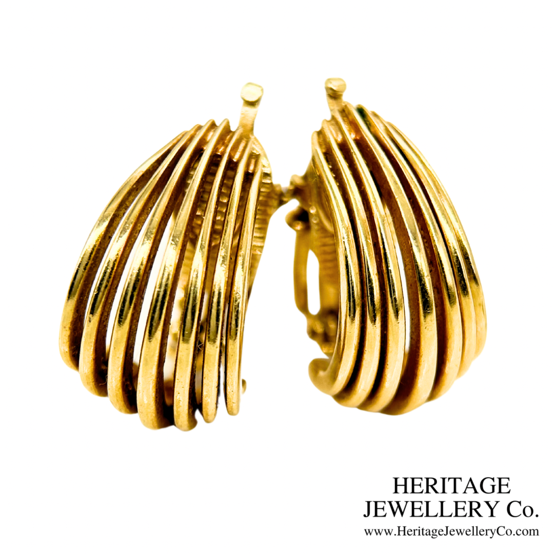 Tiffany & Co. Gold Hoop Earclips