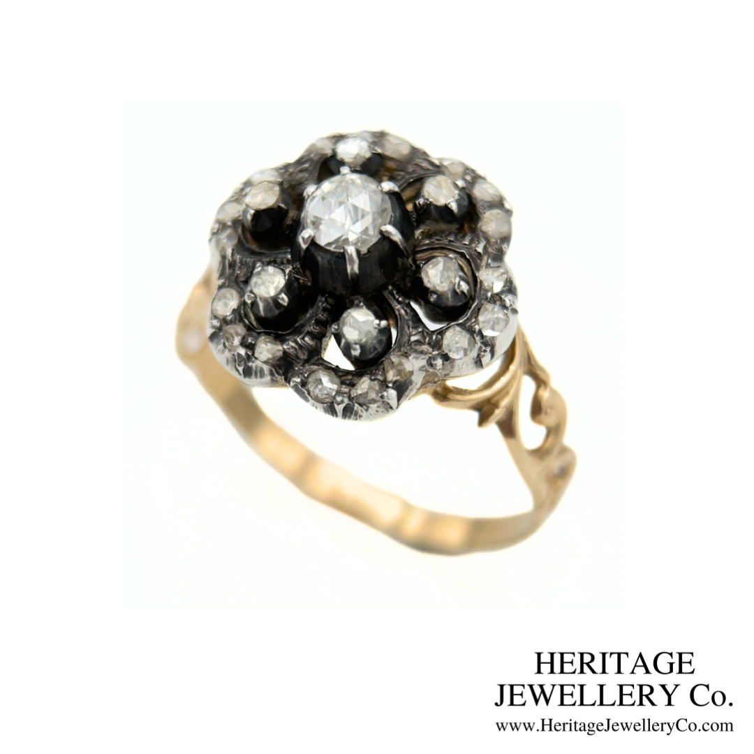 Antique Diamond Cluster Ring