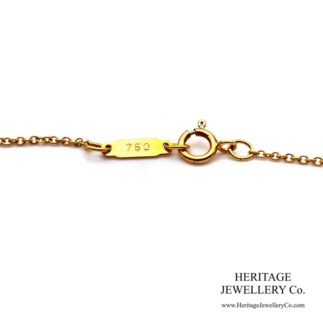 Tiffany & Co. Open Heart Pendant and Chain (16mm)