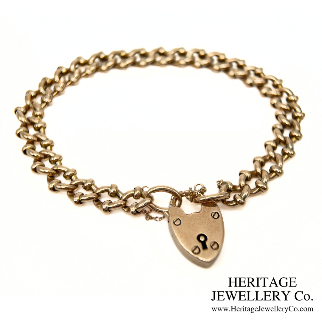 Victorian Gold Fancy Curb Bracelet
