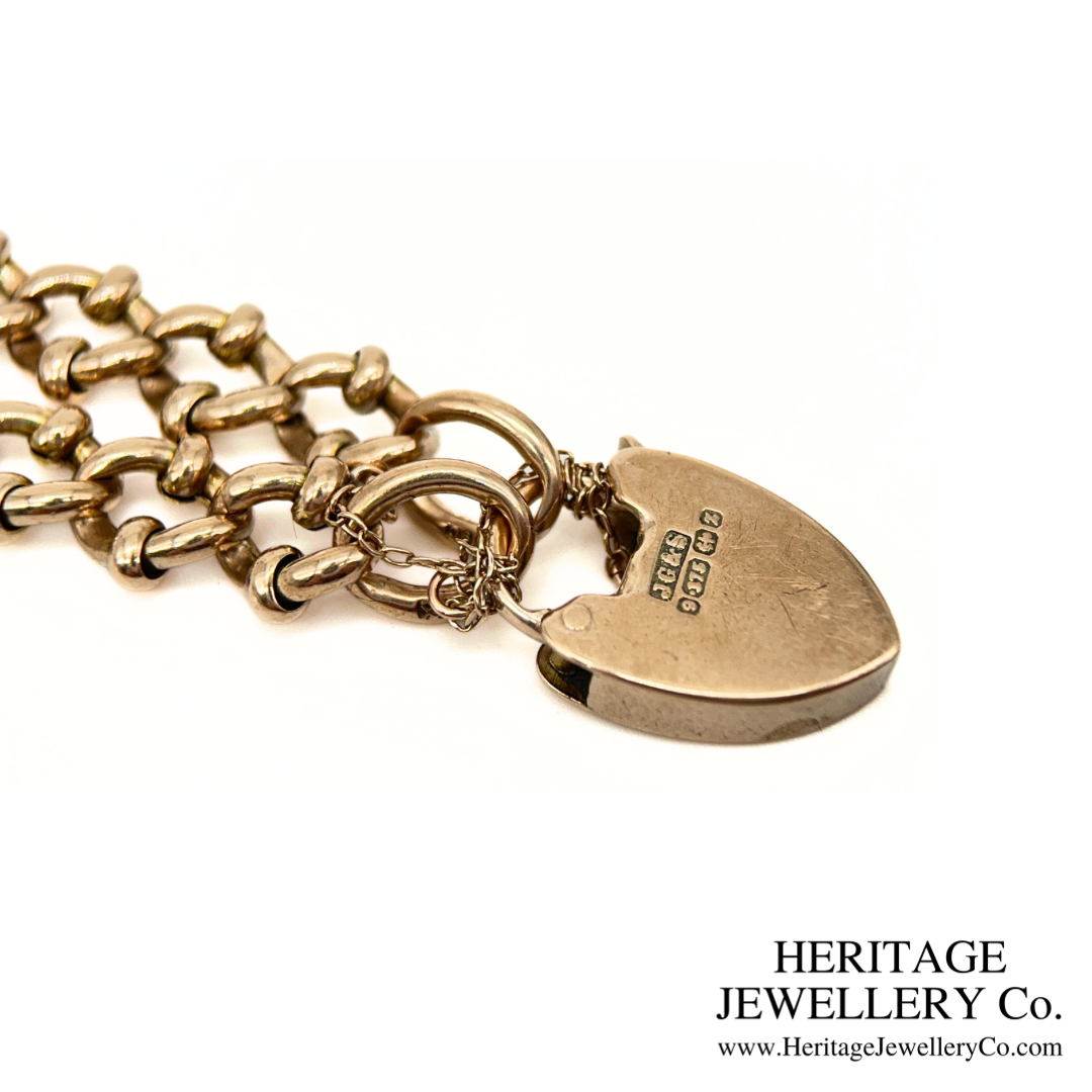 Victorian Gold Fancy Curb Bracelet