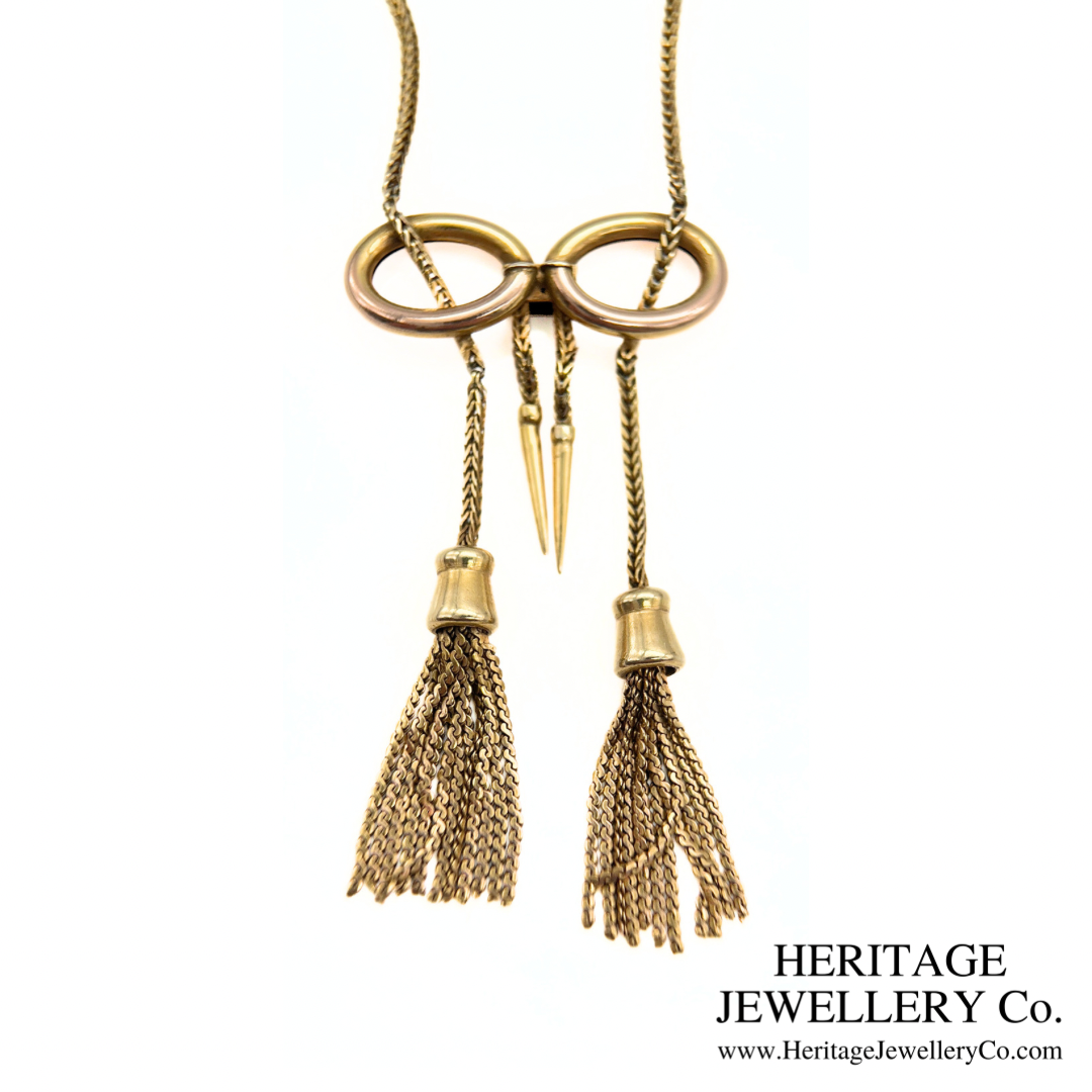 Antique Gold Tassel Necklace (9ct Gold)