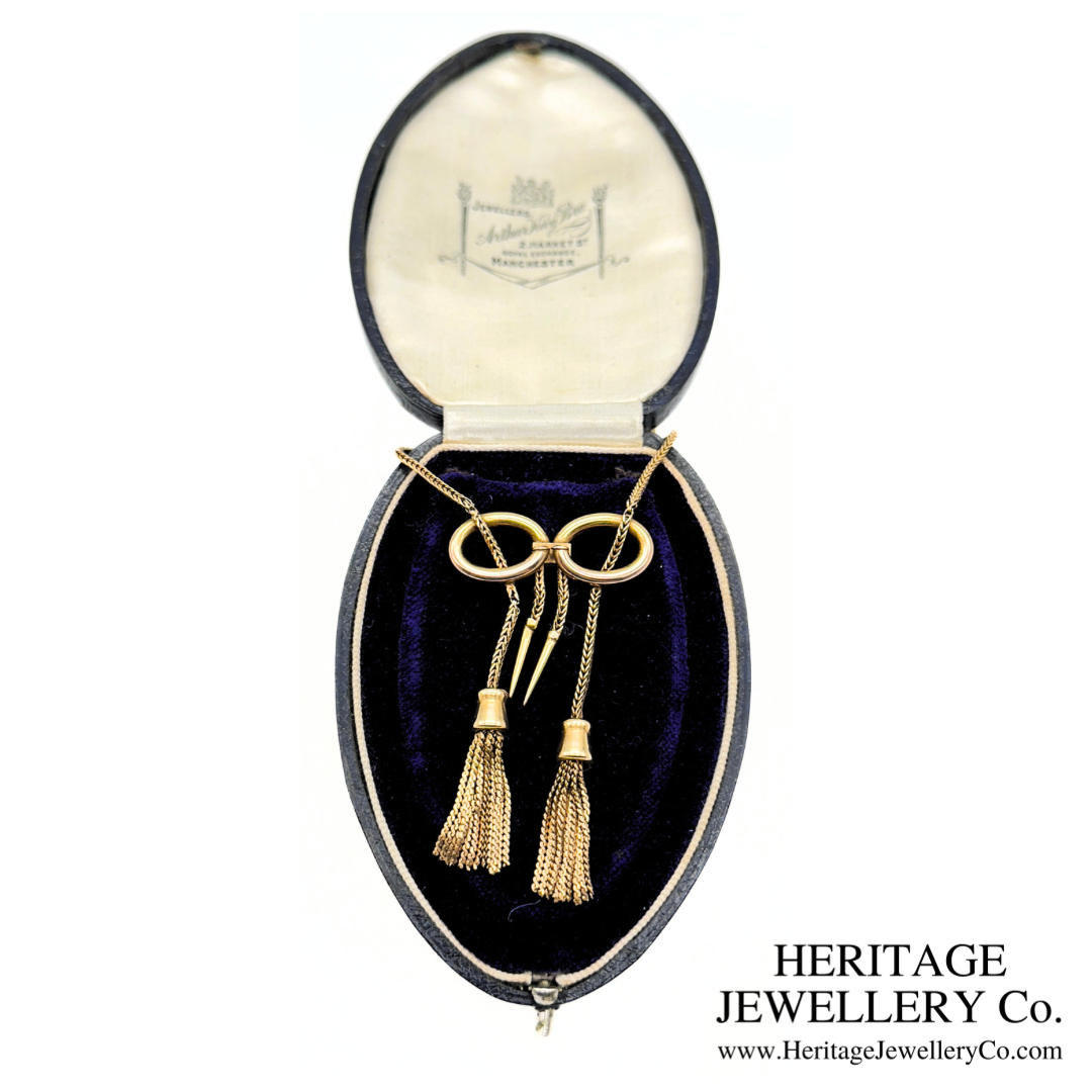 Antique Gold Tassel Necklace (9ct Gold)