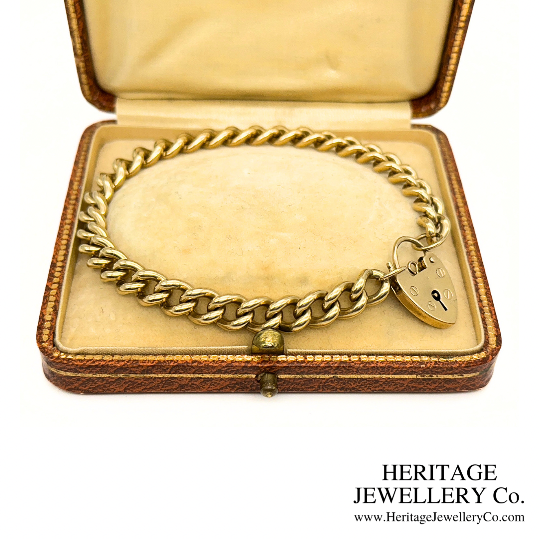 Vintage Gold Curb Bracelet (9ct)