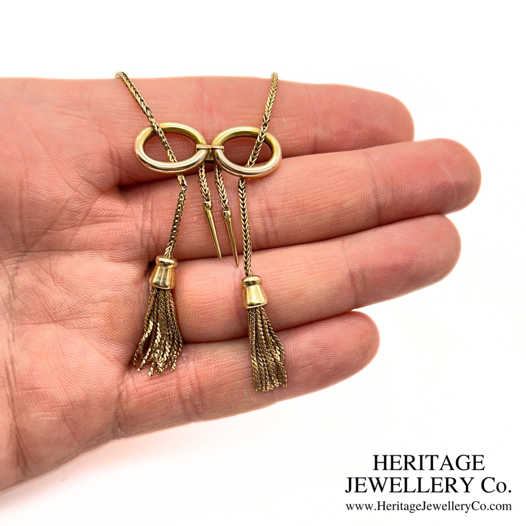 Antique Gold Tassel Necklace (9ct Gold)