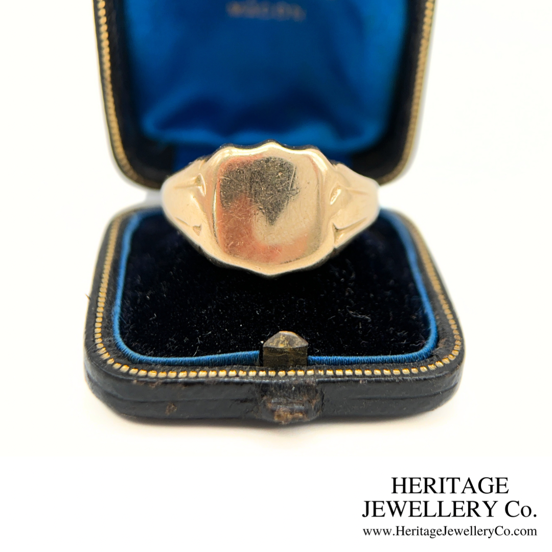 Vintage Gold Signet Ring (9ct Gold)