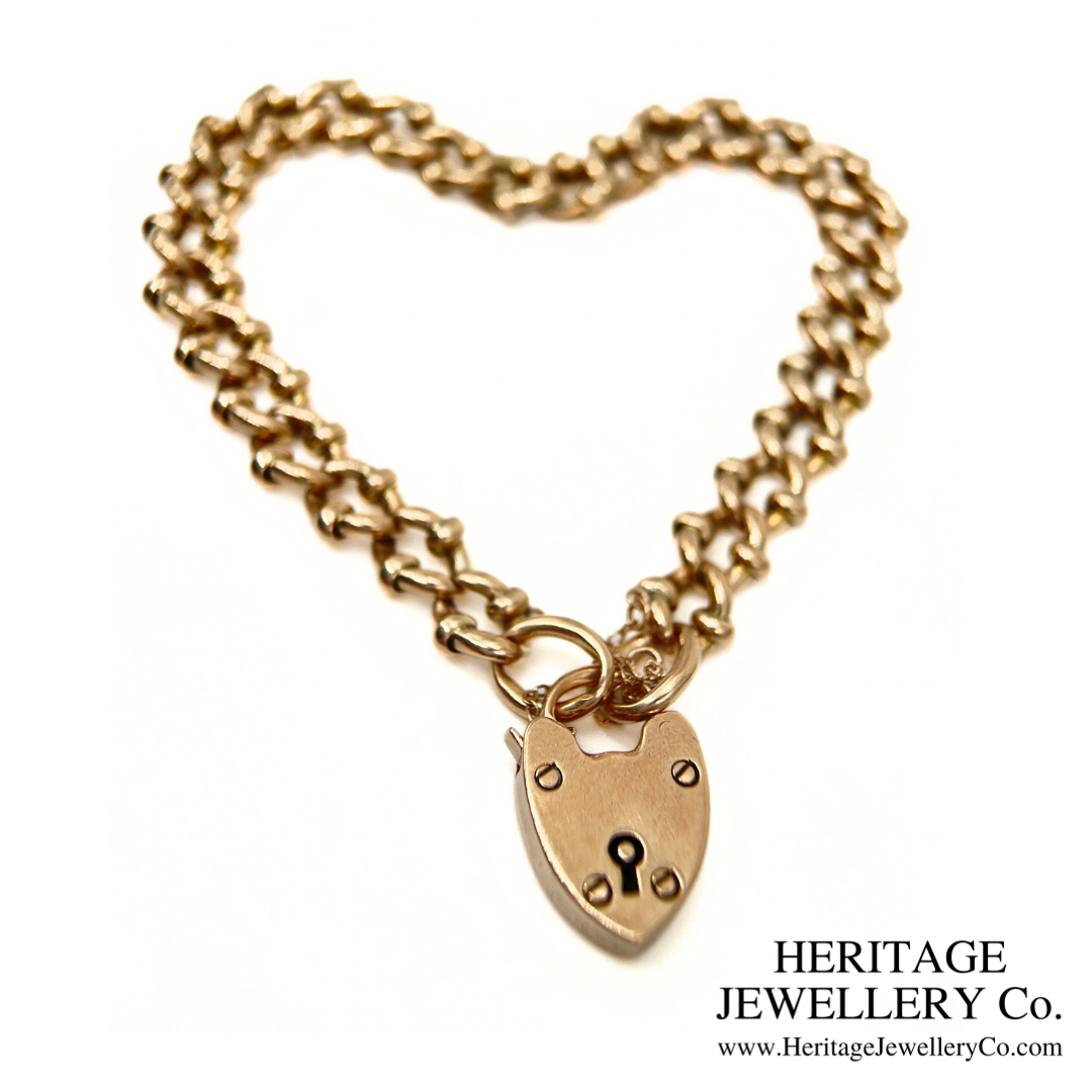 Victorian Gold Fancy Curb Bracelet