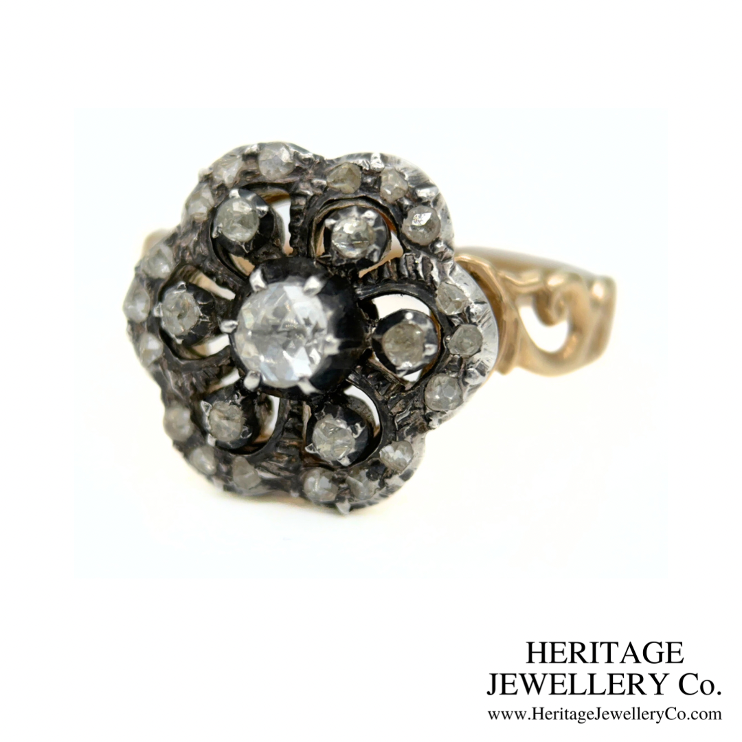 Antique Diamond Cluster Ring