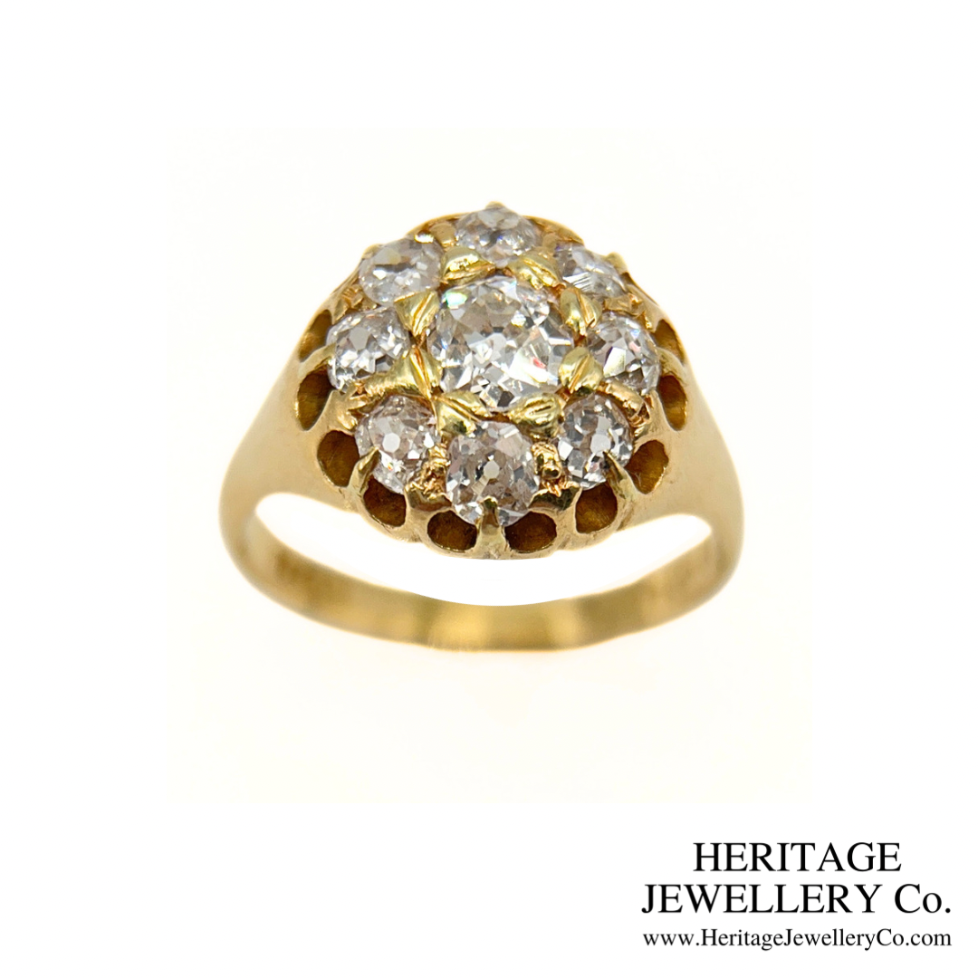 Victorian Diamond Cluster Ring (1.40ct)