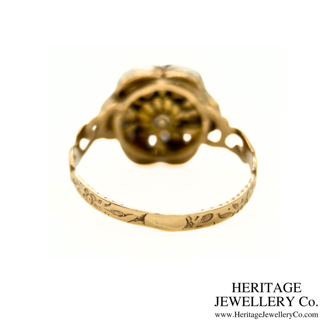 Antique Diamond Cluster Ring